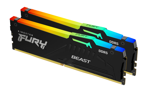 32GB (2x16GB) Fury Beast DDR5 PC5-44800 6000Mhz D CL30 1RX8, Non-ECC