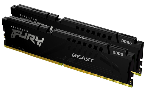 32GB (2x16GB) Fury Beast DDR5 PC5-44800 6000Mhz D CL30 1RX8, Non-ECC